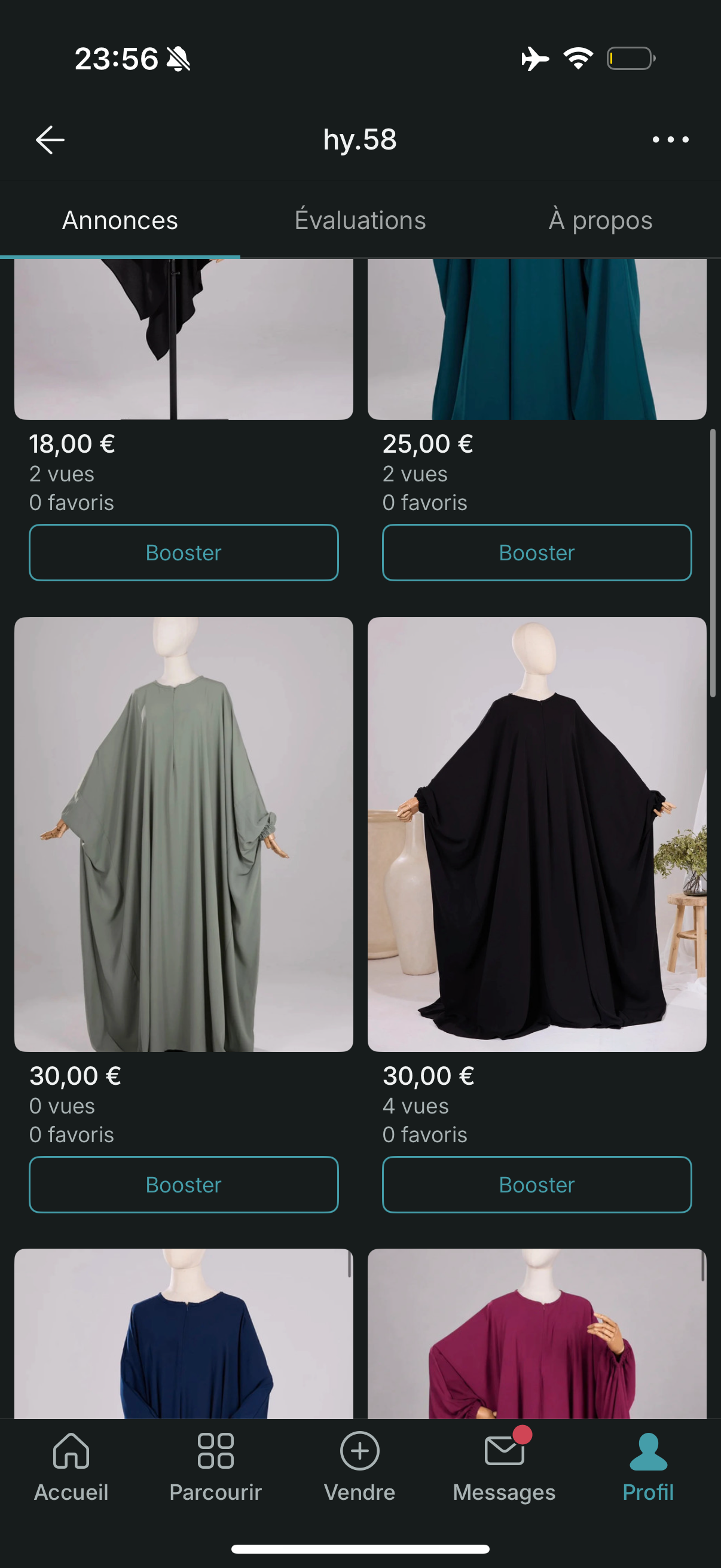 Vente abaya farashaa ayada